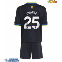 Manchester United Manuel Ugarte #25 Replica Third Minikit 2025-26 Short Sleeve (+ pants)